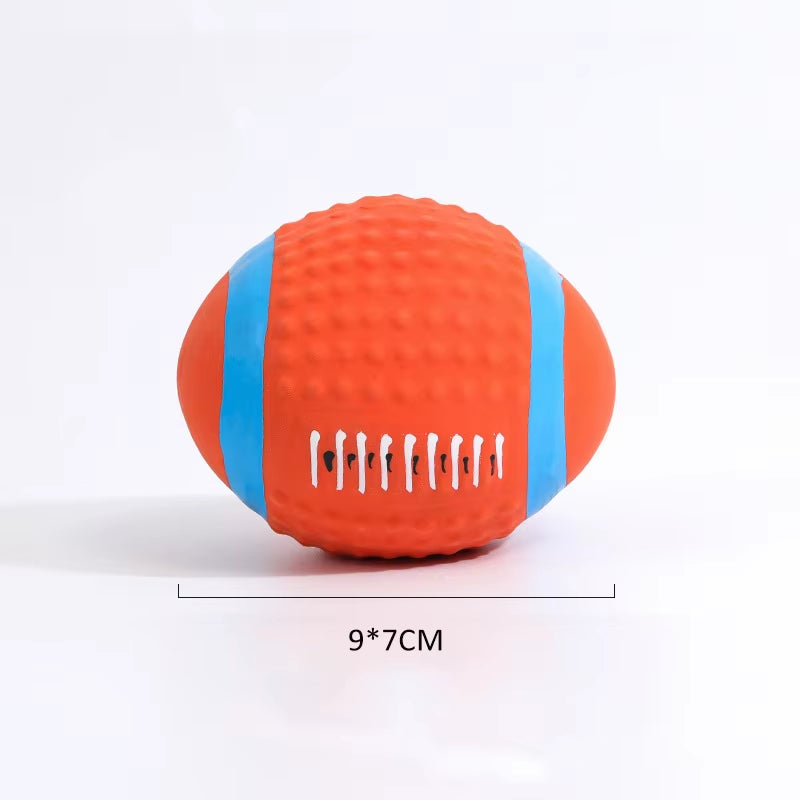 Squeaky Dog Toy Chew Rubber Balls Toy for Small Large Dogs Puppy Interactive Durable Dog Toy Pet Training Dog Accessories