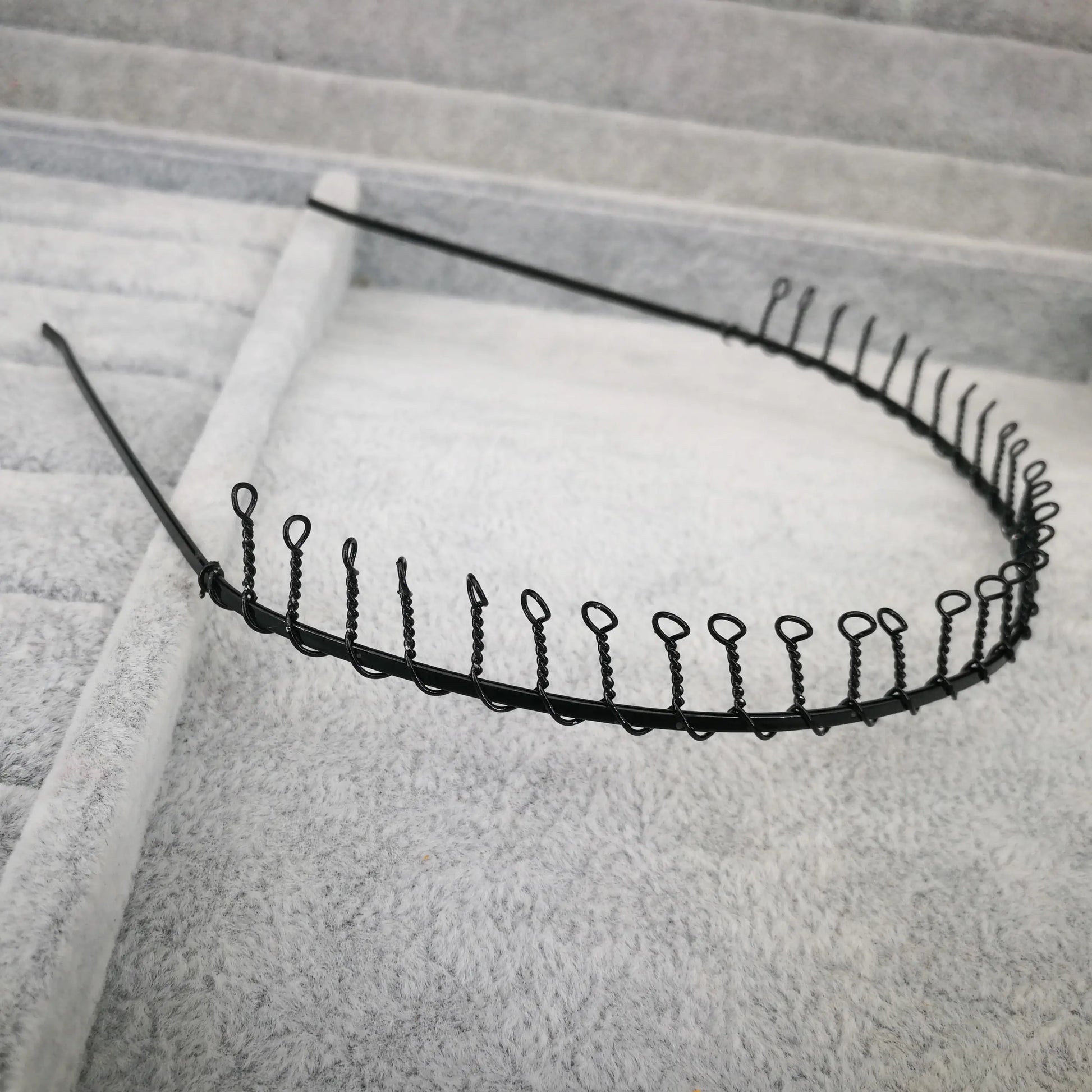 Fashion Black Wavy Headbands for Mens Women Unisex Washing Clips Basic Sports Hairbands Hair Styling Tools Accessories