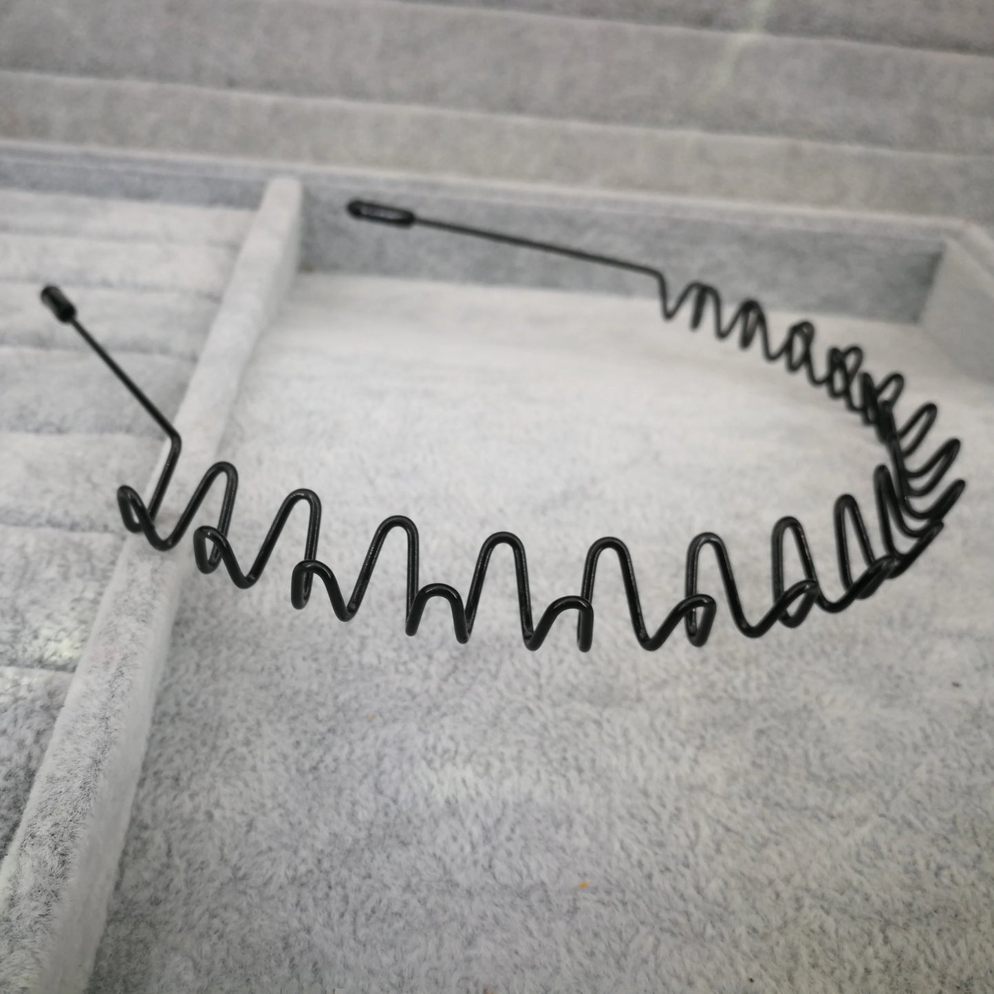 Fashion Black Wavy Headbands for Mens Women Unisex Washing Clips Basic Sports Hairbands Hair Styling Tools Accessories