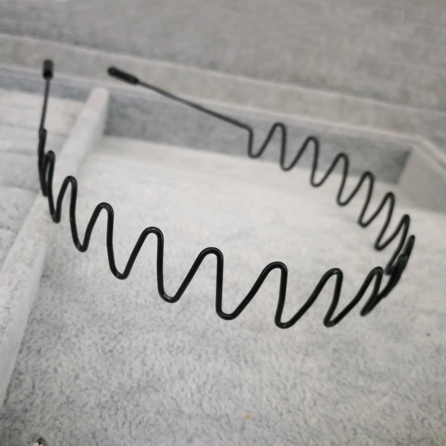 Fashion Black Wavy Headbands for Mens Women Unisex Washing Clips Basic Sports Hairbands Hair Styling Tools Accessories