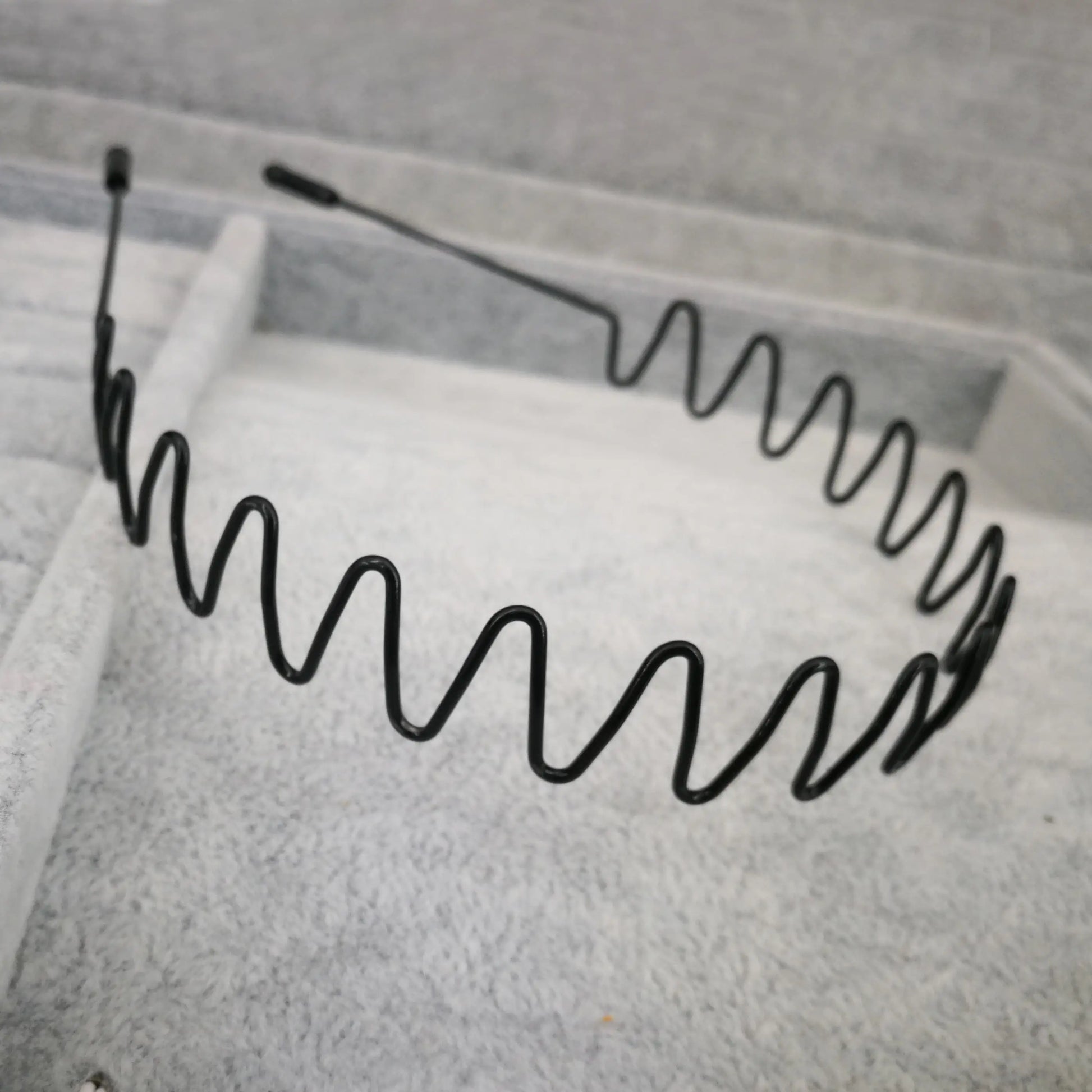 Fashion Black Wavy Headbands for Mens Women Unisex Washing Clips Basic Sports Hairbands Hair Styling Tools Accessories