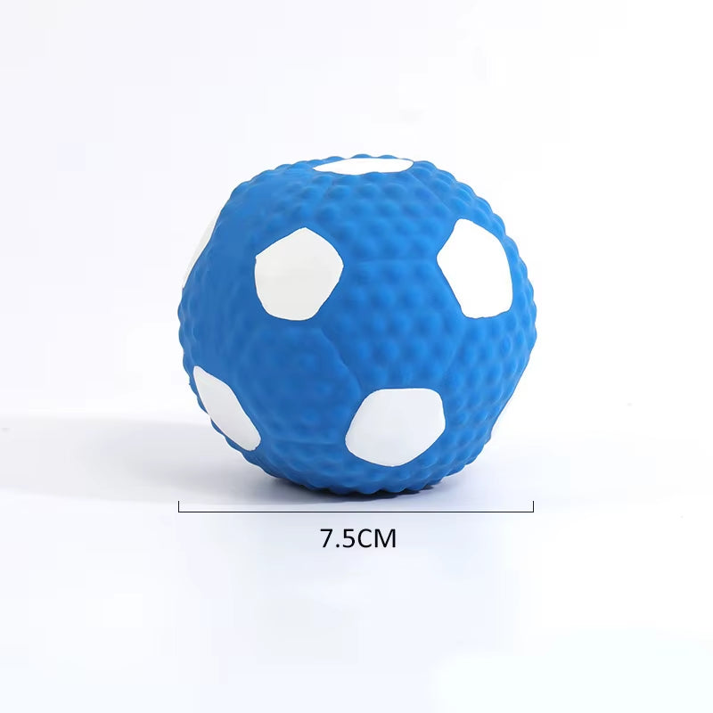 Squeaky Dog Toy Chew Rubber Balls Toy for Small Large Dogs Puppy Interactive Durable Dog Toy Pet Training Dog Accessories