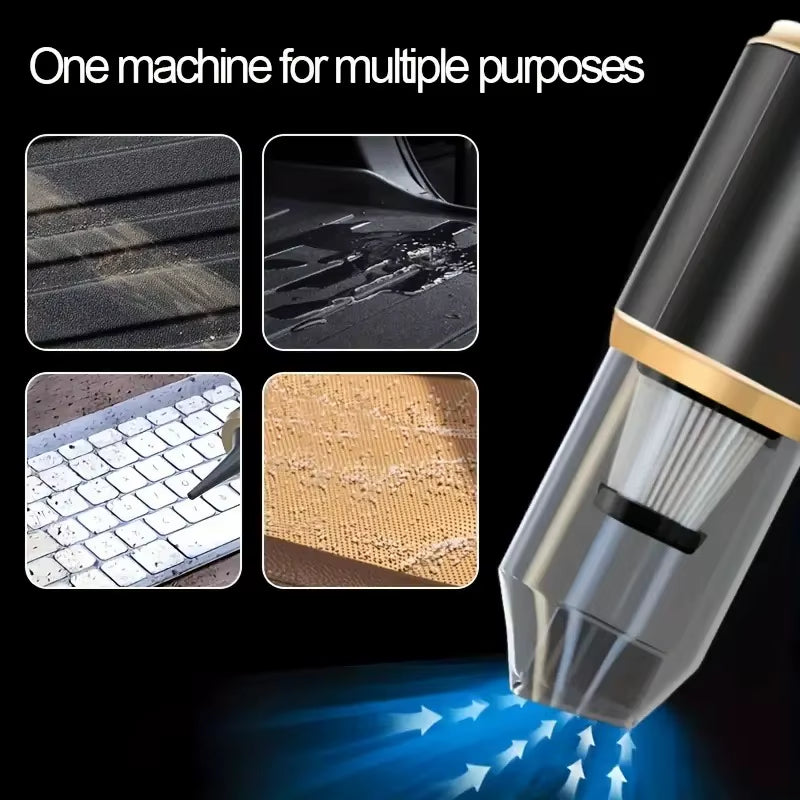 95000Pa Car Vacuum Cleaner Strong Suction Mini Duster Portable Wireless Vacuum Cleaners Powerful Cleaning Machine for Cars Home
